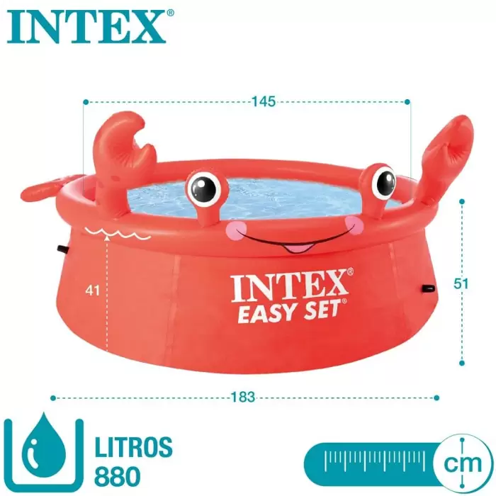 Q550 Otro | piscina infantil cangrejo intex easy set de 183 cm x 51 cm