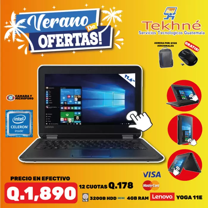 Q1,890 Laptop tactil en oferta!! envios a toda guatemala