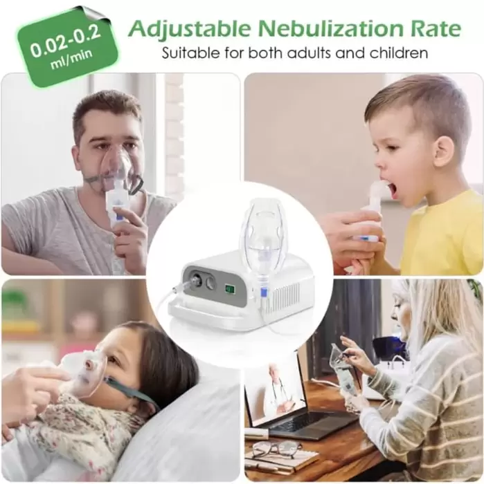 Q450 Máquina Nebulizadora Portátil para Niños y Adultos Uso Domestico